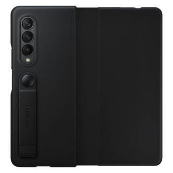 Samsung Leather Flip Cover за Samsung Galaxy Z Fold 3 + S Pen Stylus + Travel Adapter 25W black (EF-FF92KKBEGEE)