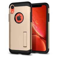 Spigen Slim Armor хибриден кейс с най-висока степен на защита за iPhone Xr, Champagne Gold