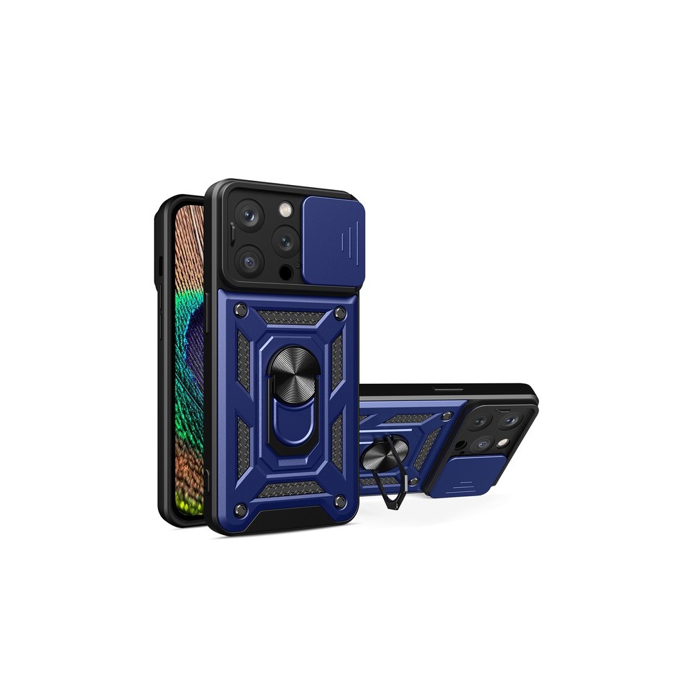 Калъф fixGuard Camshield Pro за iPhone 14 Pro, Navy