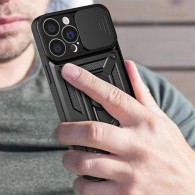 Калъф fixGuard Camshield Pro за iPhone 14 Pro Max, Navy