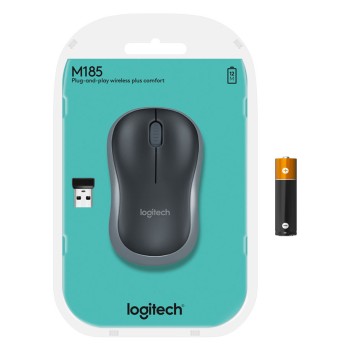 Безжична мишка Logitech M185, сив