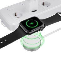 Зарядно Tech-Protect UltraBoost за Apple Watch, Magnetic Charging кабел, 1.2m, White