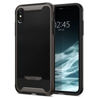 Spigen Hybrid ”NX” хибриден кейс с най-висока степен на защита за iPhone X/Xs, Gunmetal