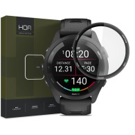 Стъклен протектор Hofi Hybrid Pro+ за Garmin Forerunner 265, Black