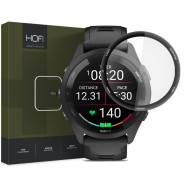 Стъклен протектор Hofi Hybrid Pro+ за Garmin Forerunner 265, Black