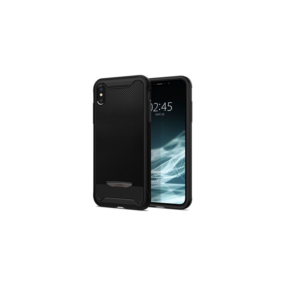 Spigen Hybrid ”NX” хибриден кейс с най-висока степен на защита за iPhone X/Xs, Black