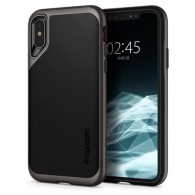 Spigen Neo Hybrid хибриден кейс с най-висока степен на защита за iPhone X/Xs Gunmetal