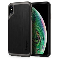 Spigen Neo Hybrid хибриден кейс с най-висока степен на защита за iPhone X/Xs Gunmetal
