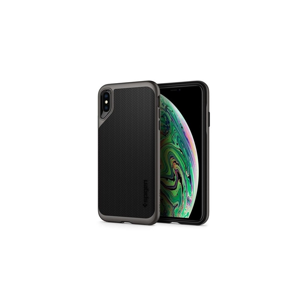 Spigen Neo Hybrid хибриден кейс с най-висока степен на защита за iPhone X/Xs Gunmetal