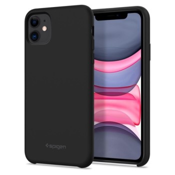 Spigen Silicone Fit Iphone 11, Black