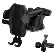 Стойка за кола fixGuard 2in1, Telescopic, Универсален, Black