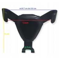 Стойка за кола fixGuard 2in1, Board Checkered Windshield, Telescopic, Универсален, Black