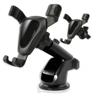 Стойка за кола fixGuard 2in1, Board Checkered Windshield, Telescopic, Универсален, Black