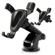 Стойка за кола fixGuard 2in1, Board Checkered Windshield, Telescopic, Универсален, Black