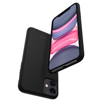 Spigen Silicone Fit Iphone 11, Black