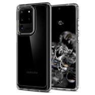 Spigen Ultra Hybrid хибриден кейс с най-висока степен на защита за Samsung Galaxy S20 Ultra, Crystal Clear