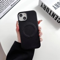 Калъф fixGuard MagSafe Premium Leather за iPhone 14 Pro, Black