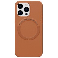 copy of Калъф fixGuard MagSafe Premium Leather за iPhone 14 Plus, Dark Brown