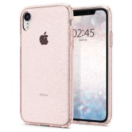 Spigen Liquid Crystal тънък силиконов (TPU) калъф за iPhone XR, Glitter Rose
