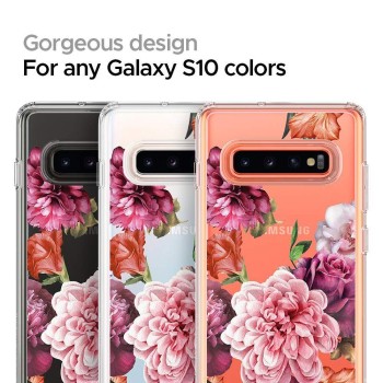 Spigen Ciel дизайнерски удароустойчив кейс за Samsung Galaxy S10, Rose Floral