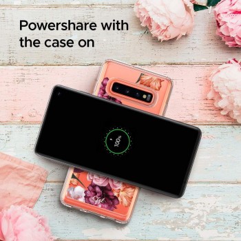 Spigen Ciel дизайнерски удароустойчив кейс за Samsung Galaxy S10, Rose Floral