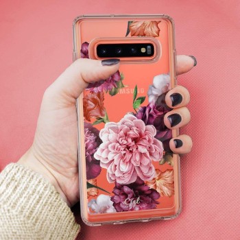 Spigen Ciel дизайнерски удароустойчив кейс за Samsung Galaxy S10, Rose Floral