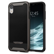 Spigen Hybrid ”NX” хибриден кейс с най-висока степен на защита за iPhone XR, Gunmetal
