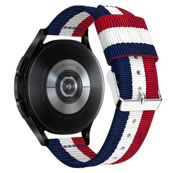 Каишка TECH-PROTECT WELLING за SAMSUNG GALAXY WATCH 4 40/42/44/46 MM, Navy/ Red