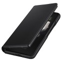 Кожен Калъф за SAMSUNG Z Fold 3, Leather Flip Cover Book Case EF-FF926LBE, Черен