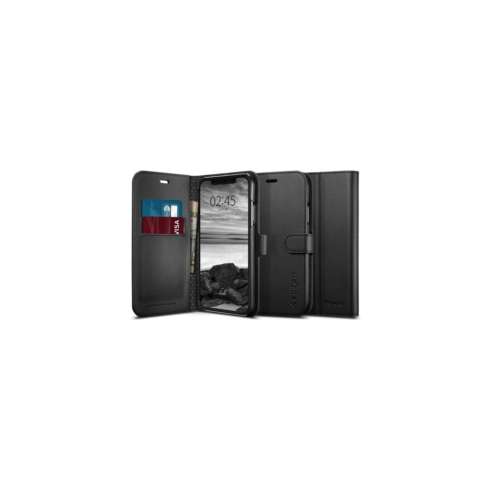 Spigen Wallet S iPhone XR, Black