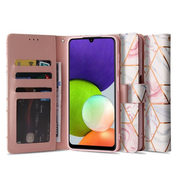 Калъф TECH-PROTECT WALLET за SAMSUNG GALAXY A22/M22 4G/LTE, Marble