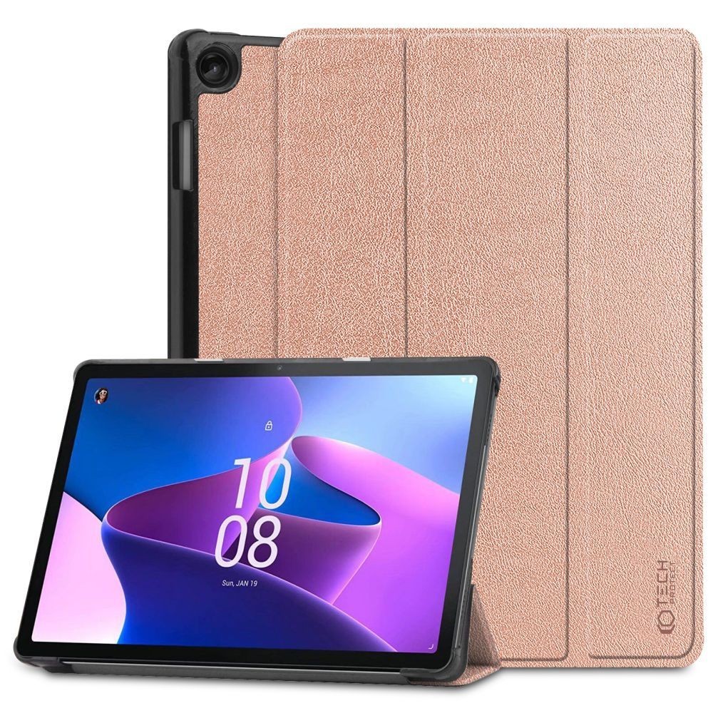 Калъф Tech-Protect SmartCase за Lenovo M10 10.1" 3rd Gen, TB328, Rose Gold