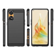 Калъф Tech-Protect TPUcarbon За Oppo Reno 8T 4G / LTE, Black