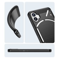 Калъф fixGuard FlexCarbon за Nothing Phone 1, Black