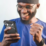 Калъф fixGuard FlexCarbon за Nothing Phone 1, Black