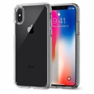 Spigen Ultra Hybrid хибриден кейс с най-висока степен на защита за iPhone X/Xs, Crystal Clear
