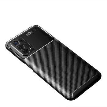 Калъф TECH-PROTECT TPUCARBON за OPPO A54 5G/A74 5G, Черен