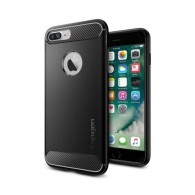 Spigen Rugged Armor удароустойчив силиконов (TPU) калъф iPhone 7/8 Plus, Black