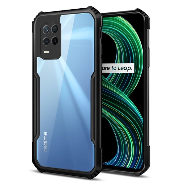 Калъф TECH-PROTECT BEETLE за REALME 8/8 PRO, Черен/ Прозрачен