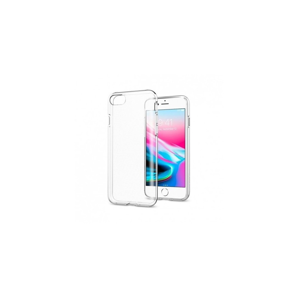 Spigen Liquid Crystal 2 тънък силиконов (TPU) калъф за iPhone 7/8, Crystal Clear