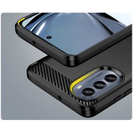 Калъф fixGuard FlexCarbon за Motorola Moto G62 5G, Black
