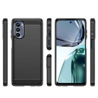 Калъф fixGuard FlexCarbon за Motorola Moto G62 5G, Black