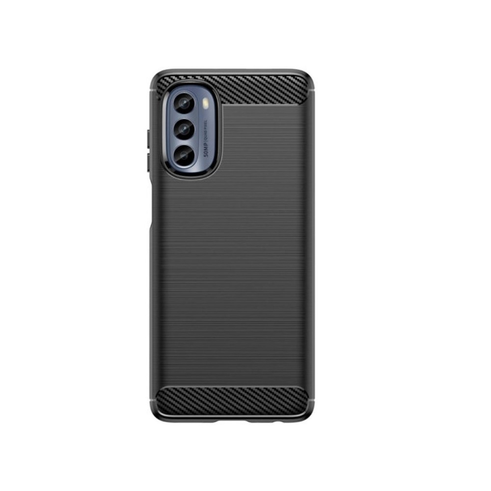 Калъф fixGuard FlexCarbon за Motorola Moto G62 5G, Black