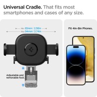 Стойка за кола Spigen UTS12 Onetap, Universal Vent Car Mount, Black
