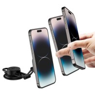 Стойка за кола Spigen ITS35-3 Onetap, Magnetic Magsafe, Windshield & Dashboard, Black