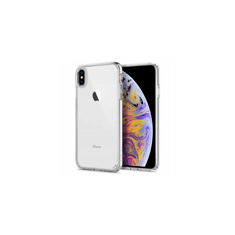 Spigen Ultra Hybrid хибриден кейс с най-висока степен на защита за iPhone Xs Max, Crystal Clear