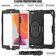 Калъф Tech-Protect Solid360 за iPad 10.2" 2019 / 2020 / 2021, Черен
