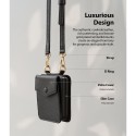 Калъф Ringke Signature Leather Gold Series за Samsung Galaxy Z Flip 3, Black