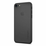 Spigen Airskin тънък силиконов (TPU) калъф за iPhone 7/8, Black