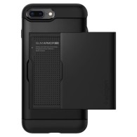 Spigen Slim Armor Cs хибриден кейс с най-висока степен на защита за iPhone 7/8 Plus, Black